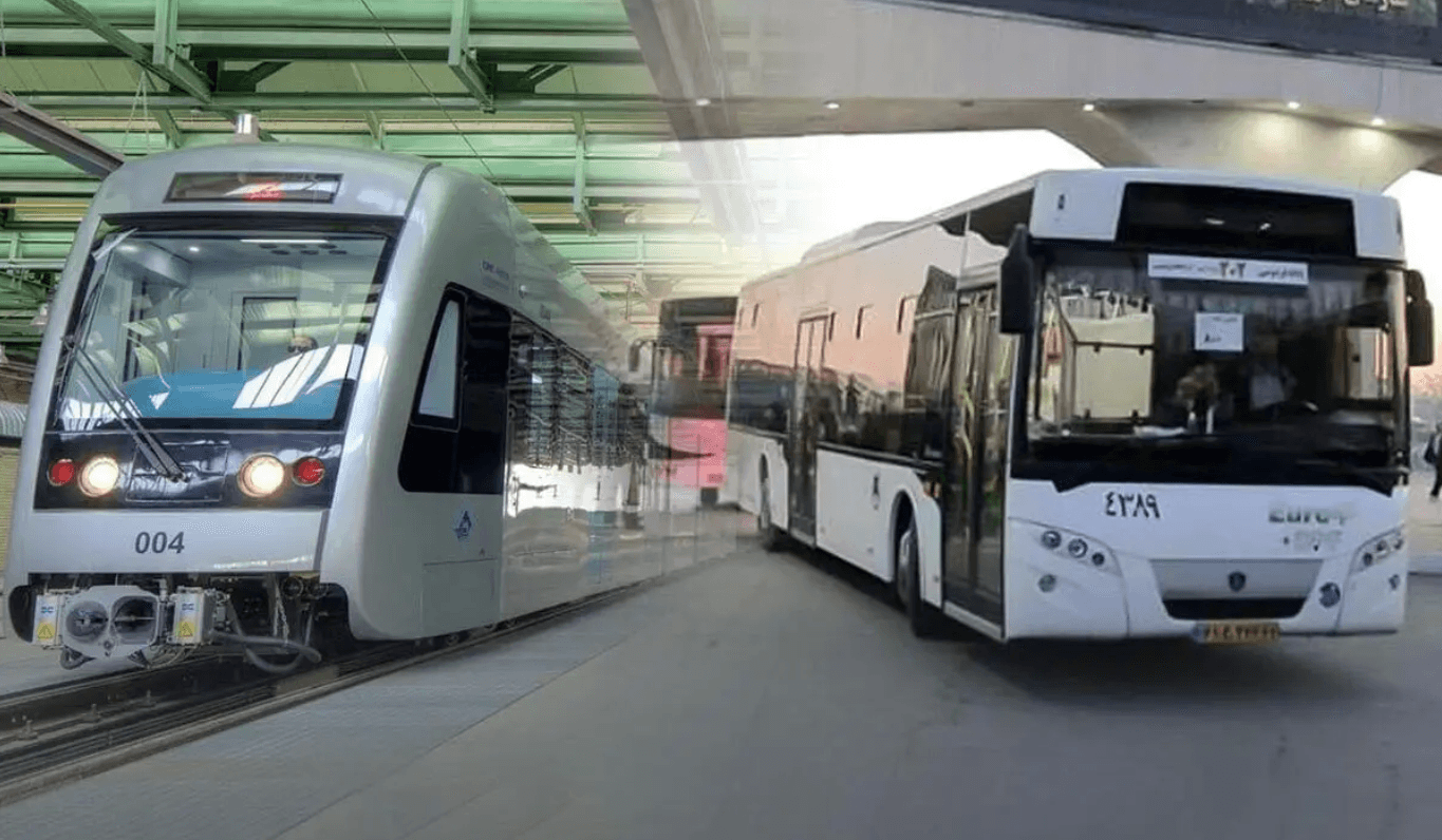 میزان افزایش کرایه مترو و اتوبوس در سال ۱۴۰۵ مشخص شد