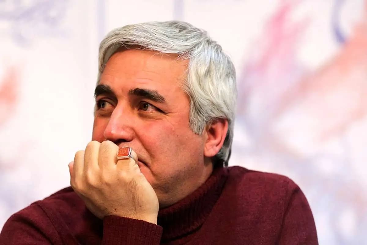 ابراهیم حاتمی‌کیا در مراسم چهلم رهبر شهید