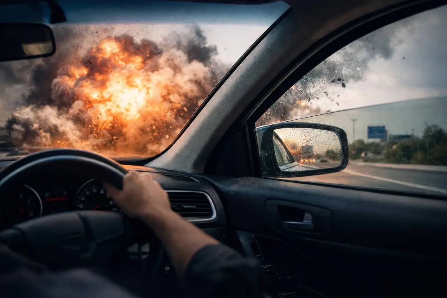 مهم: رانندگی در شرایط حمله هوایی؛ توقف کنیم یا فرار؟