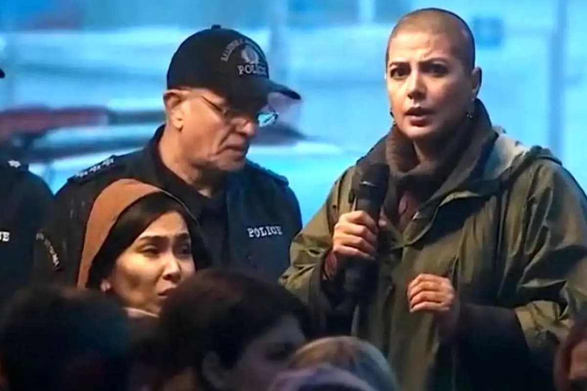 نقد و بررسی| همه چیز در مورد فیلم برمودا + عکس طناز طباطبایی با سر تراشیده