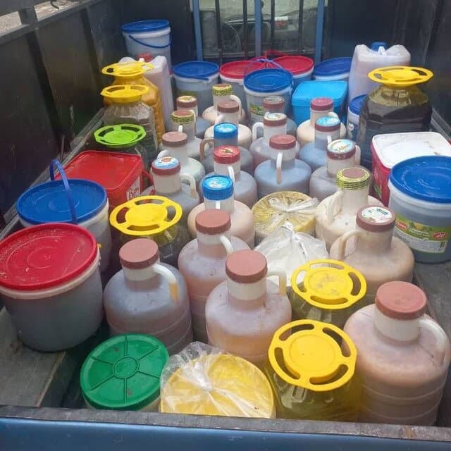 کشف روغن خوراکی سوخته در رودسر
