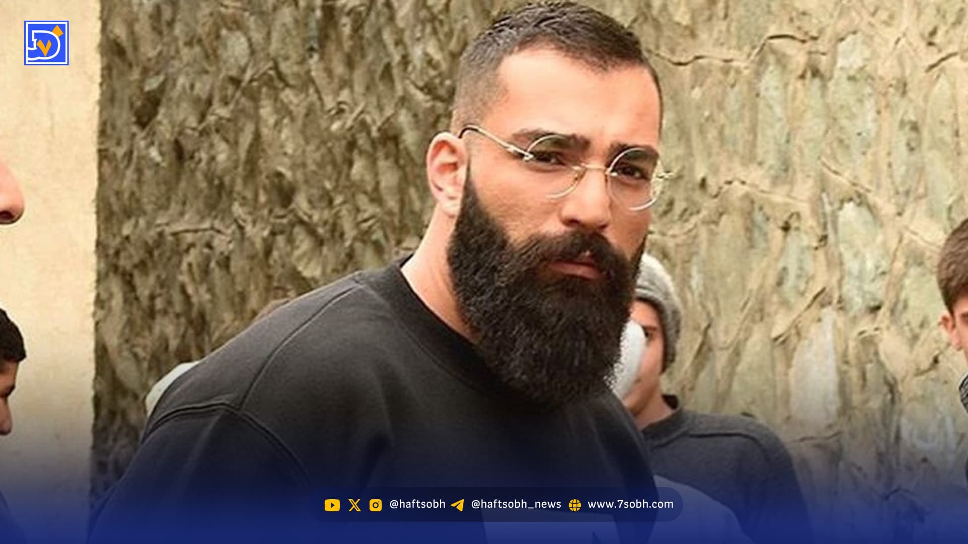 حمید صفت در جشن تولد امیر علی‌اکبری