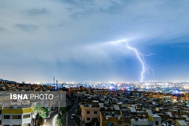 پیش بینی رگبار باران، رعد و برق و خیزش گردوخاک در برخی استانها
