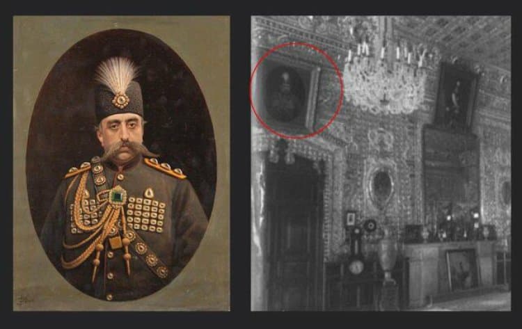 شکار لحظه ها منظره برفی کاخ گلستان در زمان قاجاریه مظفرالدین‌شاه