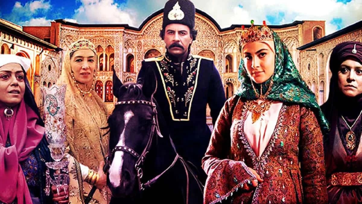 عکس قبل و بعد از گریم بازیگران سریال بانوی عمارت