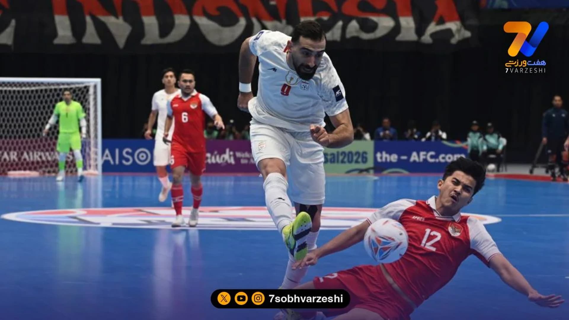 خلاصه فوتسال اندونزی 5 (4) – ایران 5 (5)