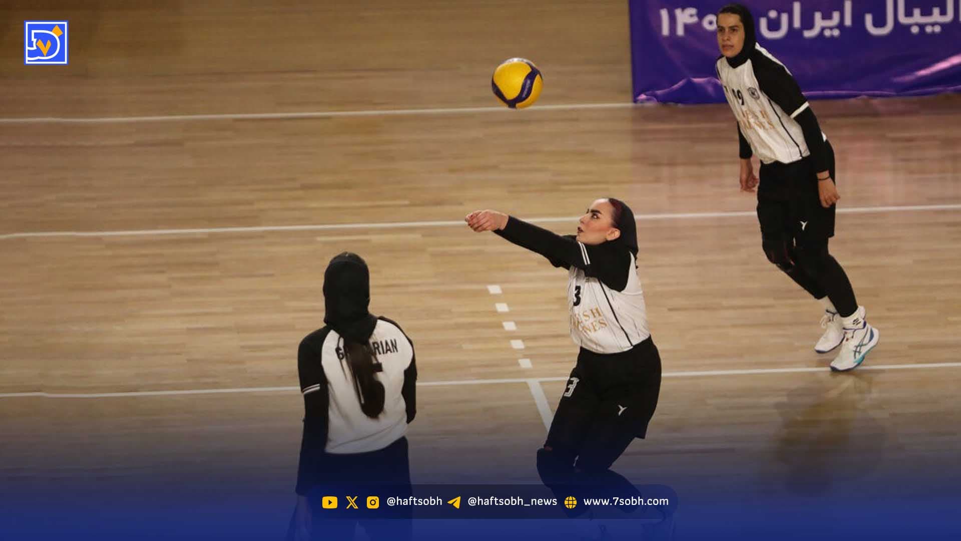 قاب امروز | دختران خوش‌قامت والیبال و سمانه مدافع تیم زنان پرسپولیس