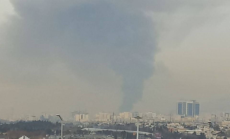 علت آتش‌سوزی عظیم غرب تهران مشخص شد