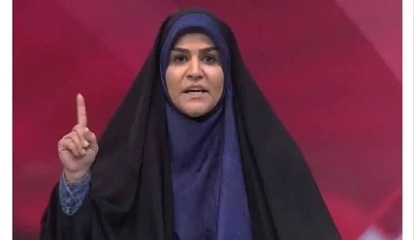 چهره متفاوت سحر امامی در مراسم تشییع رهبر شهید