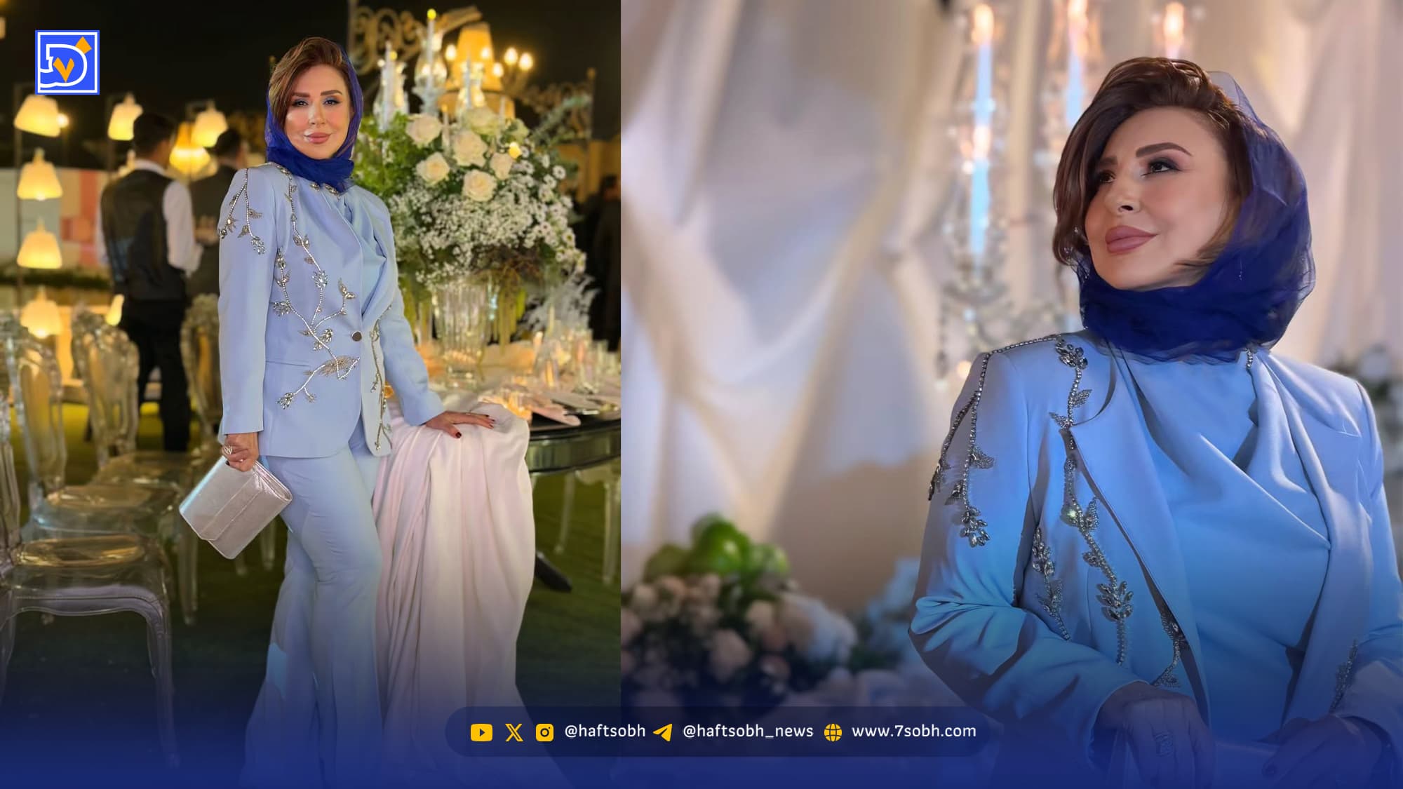 نگاه روز | استایل مرجان گلچین در عروسی مریم مومن و سهیل قاصدیان