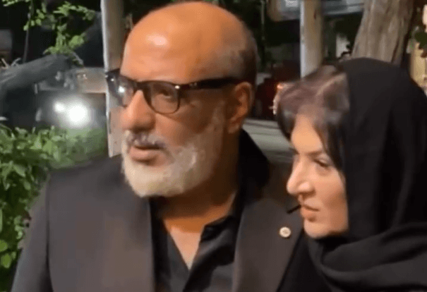 شری زن ارسطو در مراسم ختم مادر هما