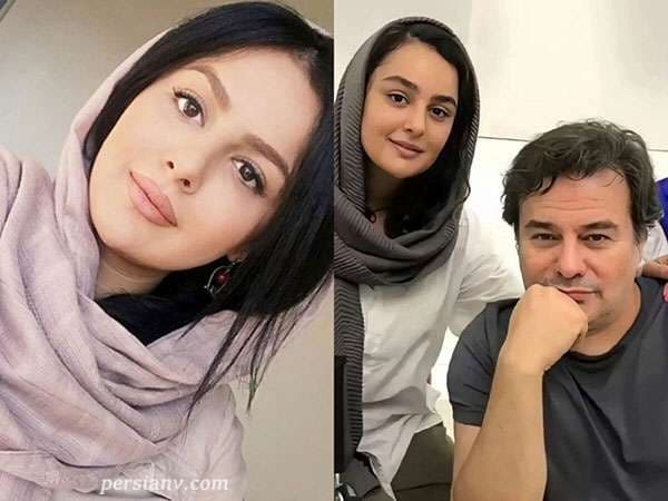 قاب پدر و دختری پیمان قاسم‌خانی و فرزندش «رومی»