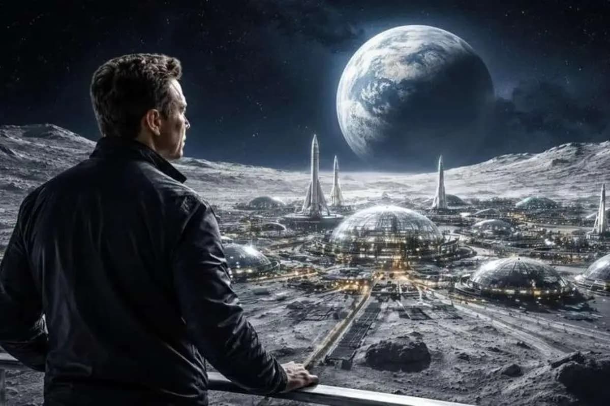 ایلان ماسک روی ماه، شهر می‌سازد
