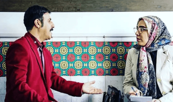 عکس| سفر در زمان؛ «عاطی، رحمت و رحمان و رحیم» در پشت صحنه سریال پایتخت 6؛ سال 98