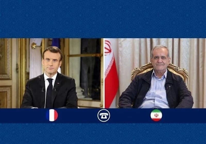 گفت‌وگوی تلفنی مکرون و پزشکیان درباره تنگه هرمز