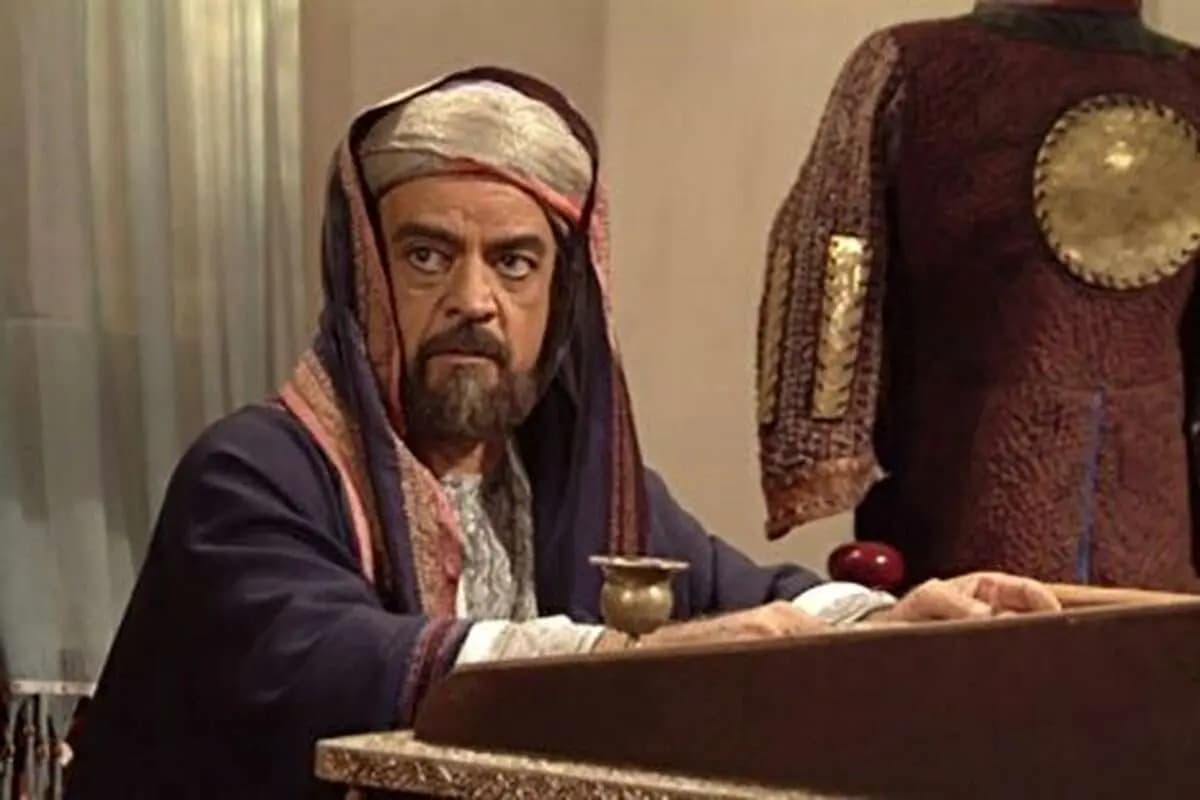 عمر بن سعد سریال مختارنامه در جوانی و با اسلحه جنگی