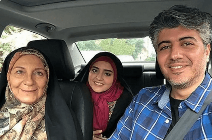 عکس| سفر در زمان؛ «ستایش و مهدی مظفری» در پشت صحنه سریال ستایش 3؛ سال 97