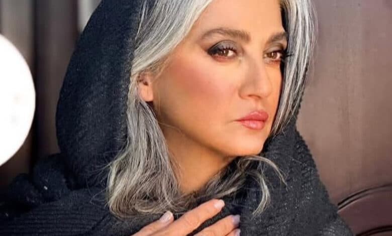 عکس‌ روز  | تیپ پاییزی رویا جاویدنیا در پارک