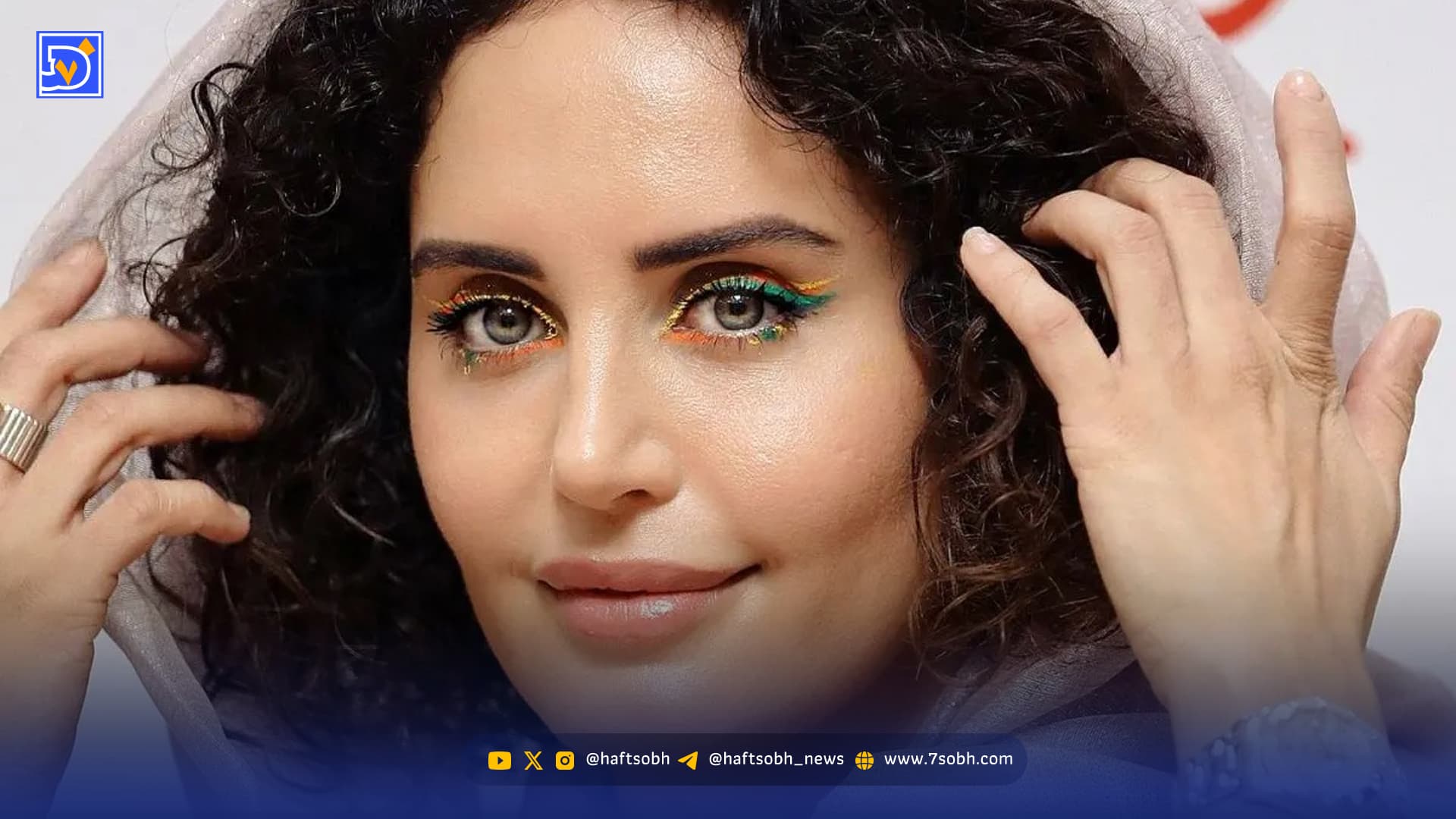 ذوق الناز شاکردوست از برف تهران + عکس