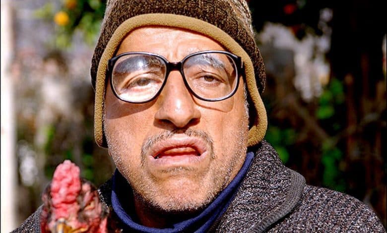 گریم تاریخی علیرضا خمسه در فیلم بهرام بیضایی 44 سال پیش