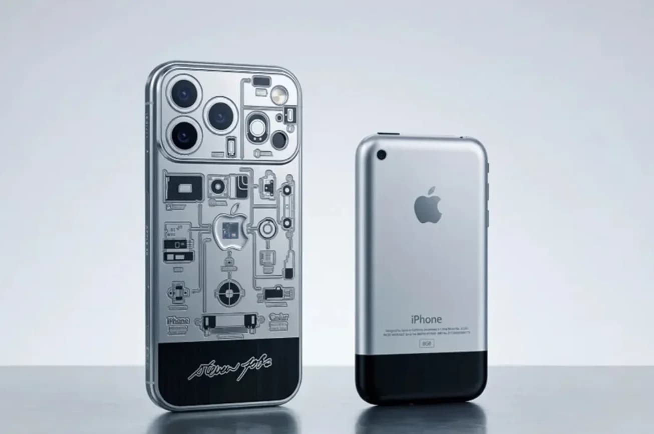 خاص‌ترین مدل آیفون ۱۷ پرو مکس با «قطعه‌ای از اولین گوشی تاریخ اپل» رونمایی شد