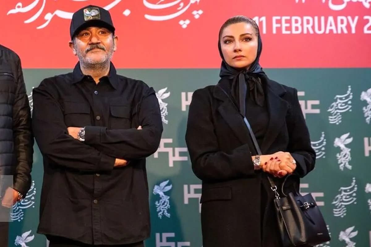 عکس های مهران غفوریان و محیا دهقانی در روز اول جشنواره فیلم فجر امسال