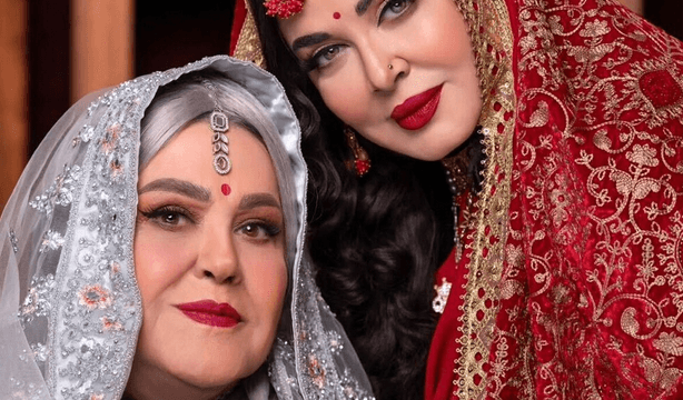 آلبوم عروسی مادر و پدر بهاره رهنما بازیگر 52ساله