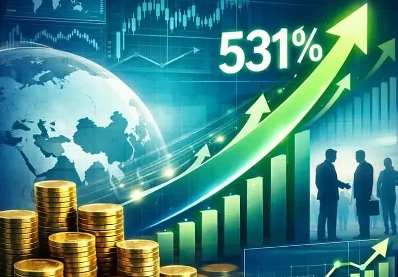 رشد 531 درصدی سرمایهگذاری خارجی در 1404