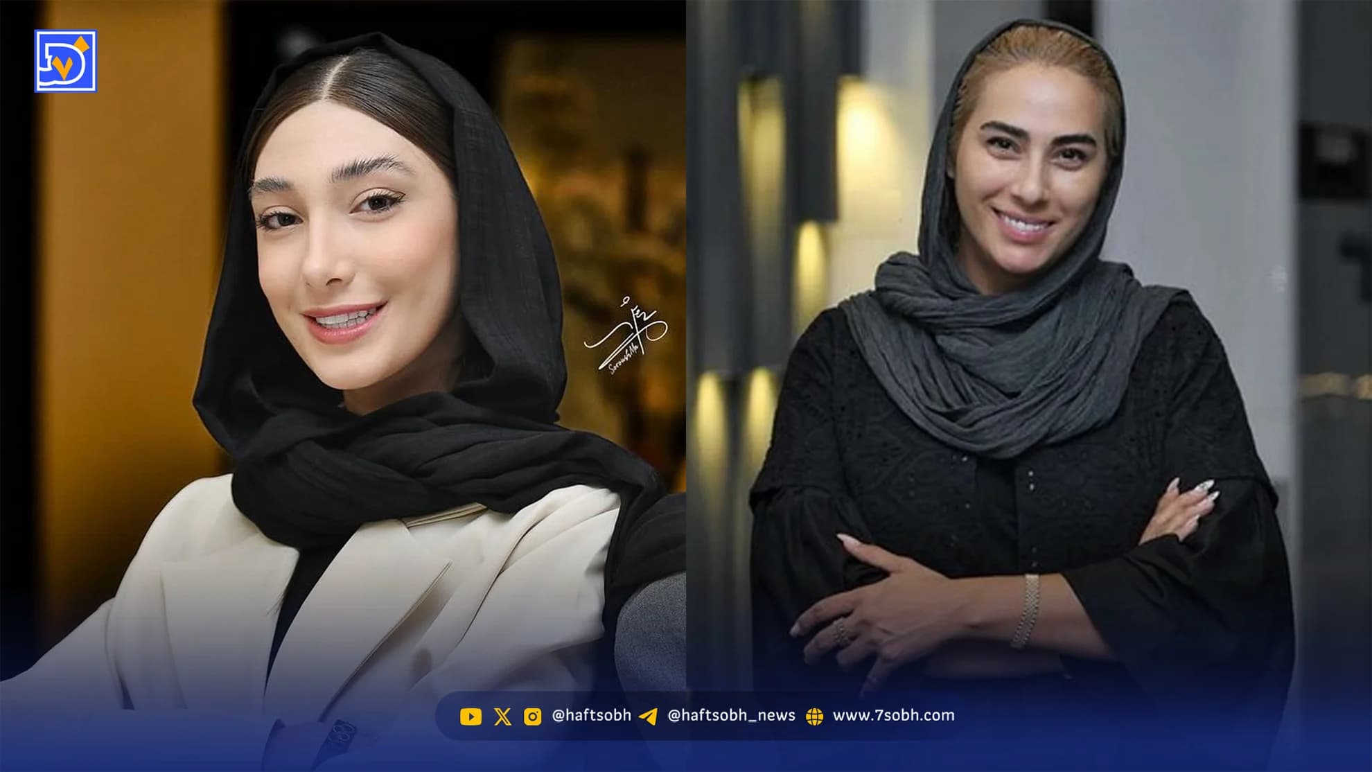 عیادت مهروز ساعی و آزاده یاسایی از مبینا نعمتزاده
