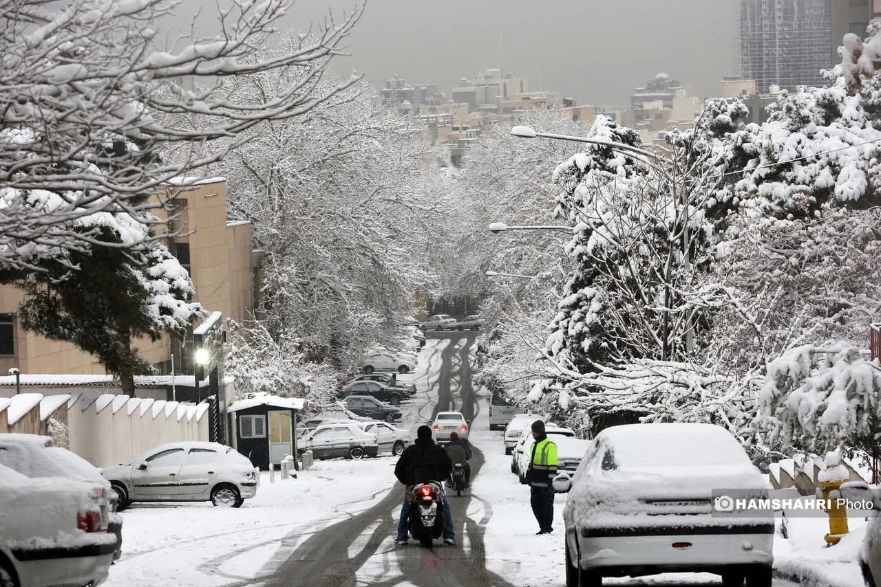 موج تازه برف و باران شدید در راه است